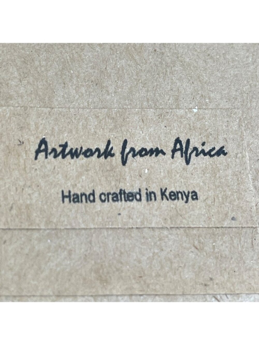 Handmade Africa Art Book Kenya Notebook Journal Giraffe Bead Pen Recycled Paper - Picture 3 of 10